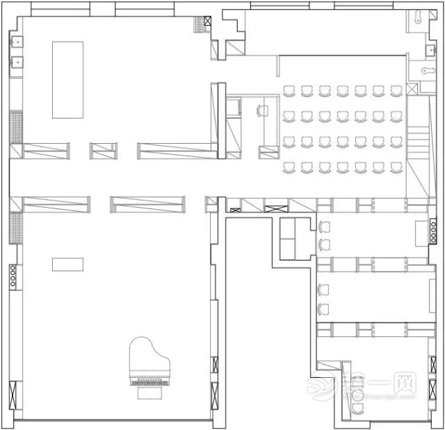 230m²创意简约幼教装修效果图