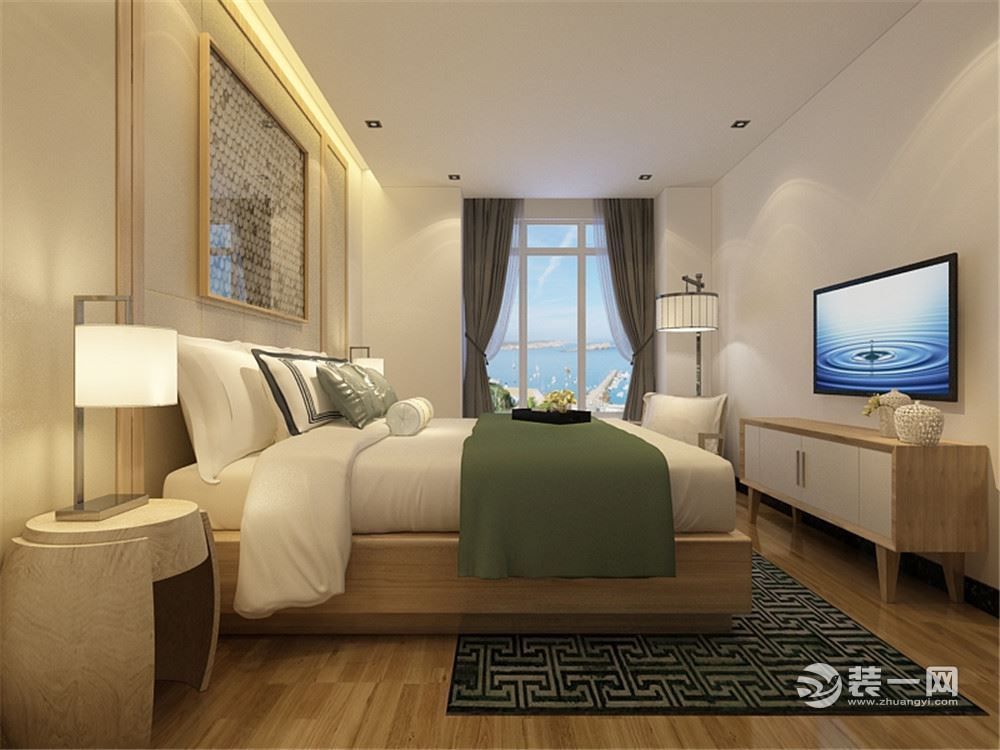 远洋城89平二居室现代简约风案例 天津装饰公司推荐