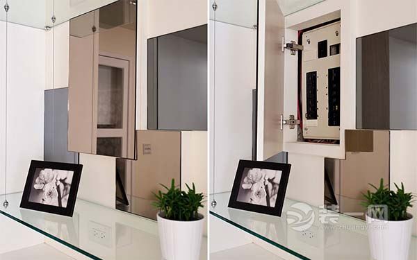 玻璃屏风显质感 呼和浩特装饰公司70平米两居室案例