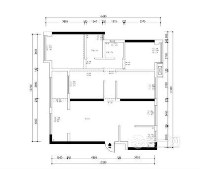 123平米现代简约风格四居室装修效果图