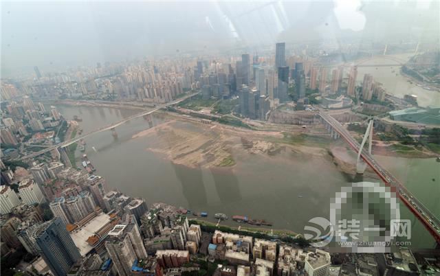 339米重庆环球金融中心 会仙楼观景台试营业内部装修图