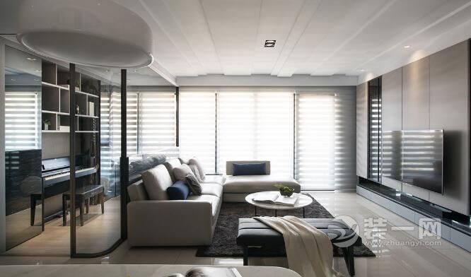 线条感的卧室设计 北京135平米三室两厅装修效果图