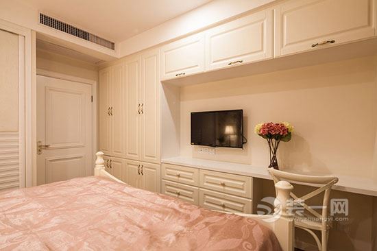 87平米两居室温馨实用便利美式家 绵阳装修公司推荐：卧室