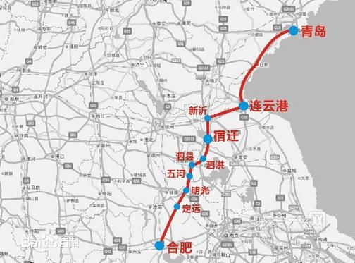 合肥至新沂高铁启动设计招标 速度目标值350公里/小时
