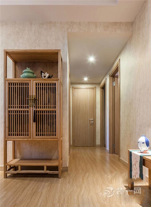 张家口香江名城两室两厅101平新中式装修案例效果