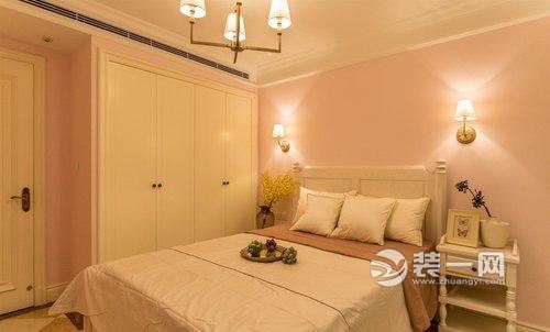 武汉金鑫国际B户型109平三室两厅美式田园风格装修效果图