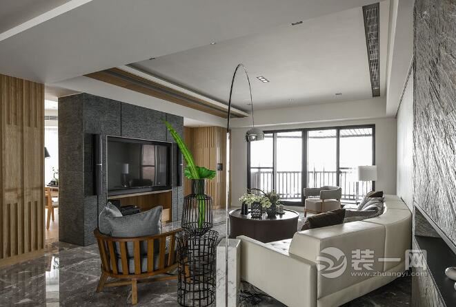 北京160平米房屋设计图 半开放式厨房巧妙隔断很实用
