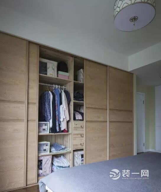 宜昌128平三居室现代中式装修案例
