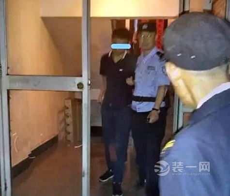 燃气维修员配合民警擒贼