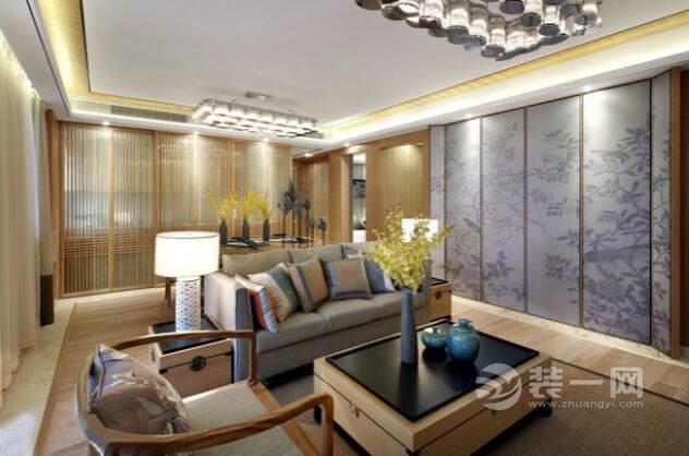 新中式风格设计说明 昆明大户型四室两厅装修效果图
