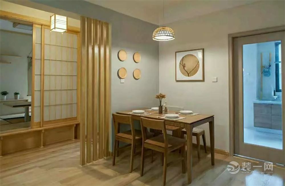 长沙晟通城132平米房子装修案例 日式风格清新淡雅
