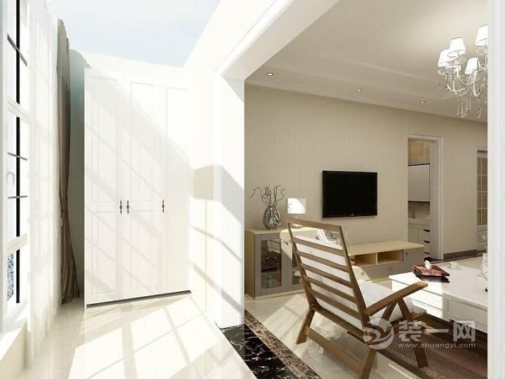 三居室户型 110平简约欧式设计案例