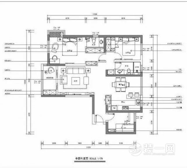 120平现代美式舒适高档大方