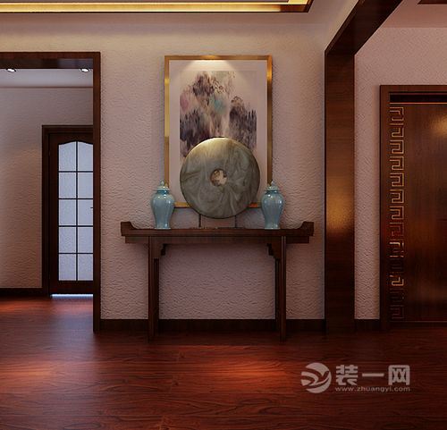 太原湖滨·文锦苑170平三居室中式风格装修效果图