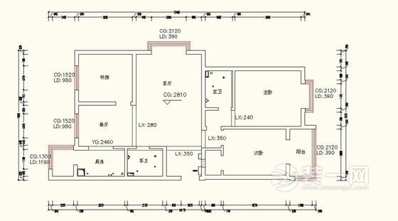 太原荣兴天顺137平米现代简约风格三居室装修效果图