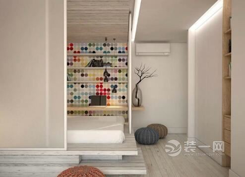 北京50平米小户型设计 活力北欧风格单身公寓装修图