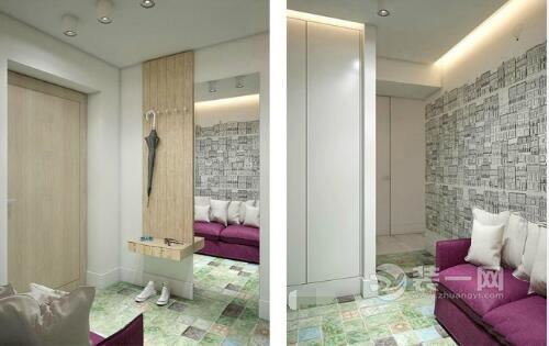 北京50平米小户型设计 活力北欧风格单身公寓装修图