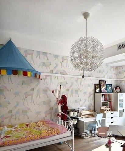 大居室现代简约装修效果图 儿童房装修效果图