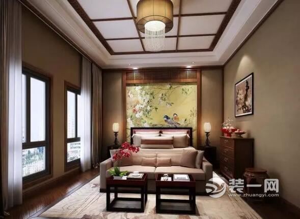 新中式四居室装修效果图
