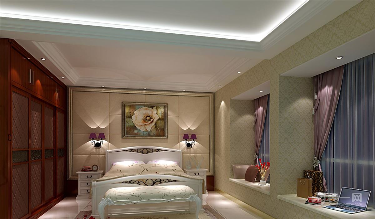 西式古典装修效果案例 卧室装修效果图