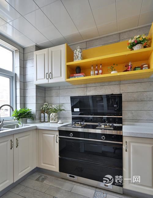苏州中南雅苑121平米三居室简约欧式风格装修案例——厨房