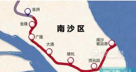 广州地铁4号线最新线路图