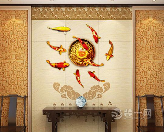 六安家装中式背景墙 彰显中华文化大气风范