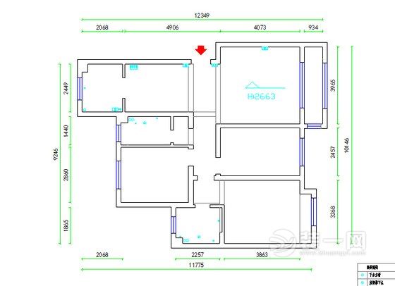 119平米现代简约风格三居室装修效果图