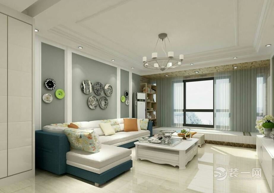 4.5万半包的三口之家 北京三室两厅现代简约装修效果图