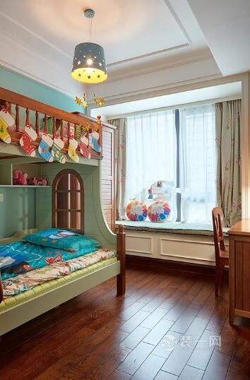儿童房装修效果图 别墅装修实景图 古典美式装修效果图