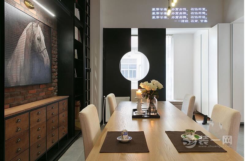 现代风格餐厅装修效果图 广州复式豪宅 现代简约风格图片