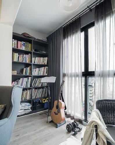 80平米两室一厅装修效果图 成都小户型单身公寓设计