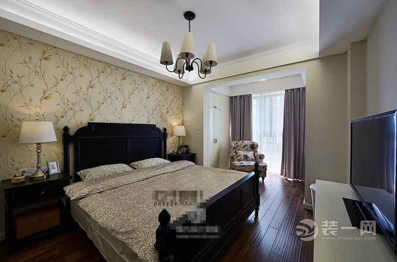 卧室装修效果图 欧式风格装修案例 88平装修效果图