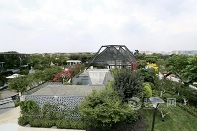 楼顶花园设计实景图 成都装修出19000平米超美顶楼
