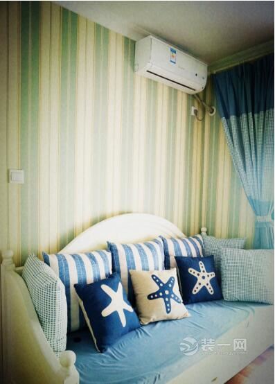 卧室装修效果图 地中海风格实景图 实景装修案例