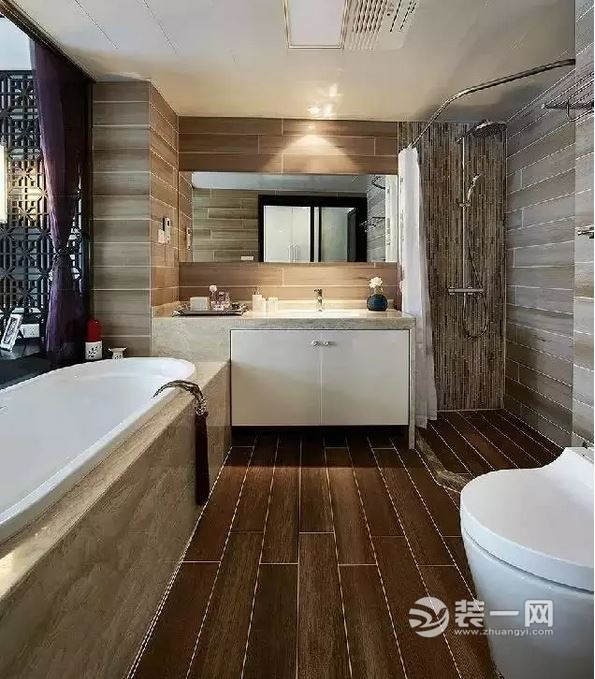 132㎡新中式三居室装修效果图