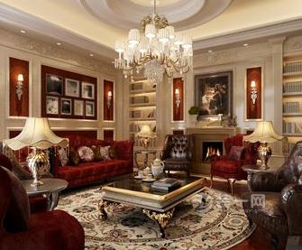 感受古典美欧式风格客厅装修盛行