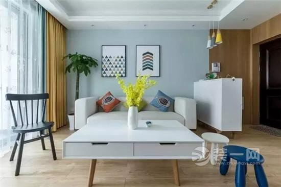 110平两室一厅北欧风格美家 原木色赋予空间自然朴实气息