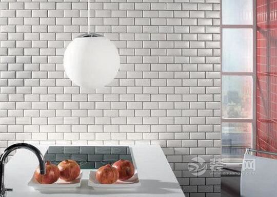厨房瓷砖设计 流行质感 家装装修 室内装修效果图