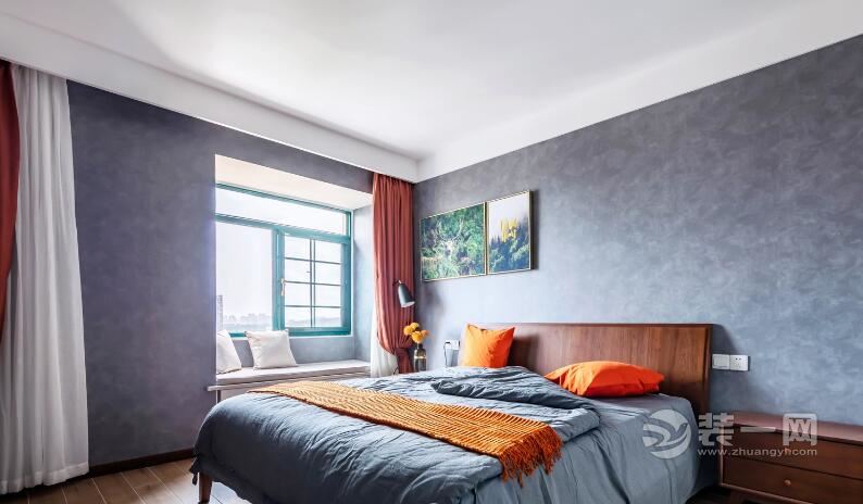 卧室装修效果图 欧式风格装修案例 110平米房子装修效果图