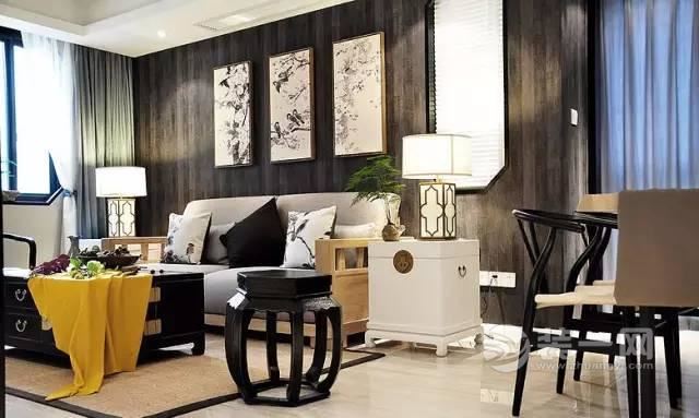 中式 沙发 装修设计 室内装修黑白风格 装修中国风 装一网六安站