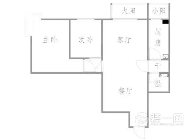 18万打造62平二居室 简单明了很幸福