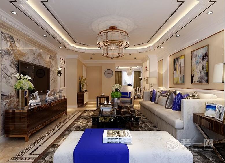 四室一厅新古典 北京装修公司带来150平米装修效果图