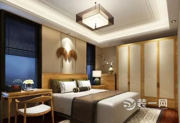新中式四居室装修效果图