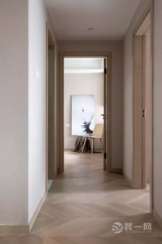 87平米黑白灰北欧时尚精致小二房装修案例图