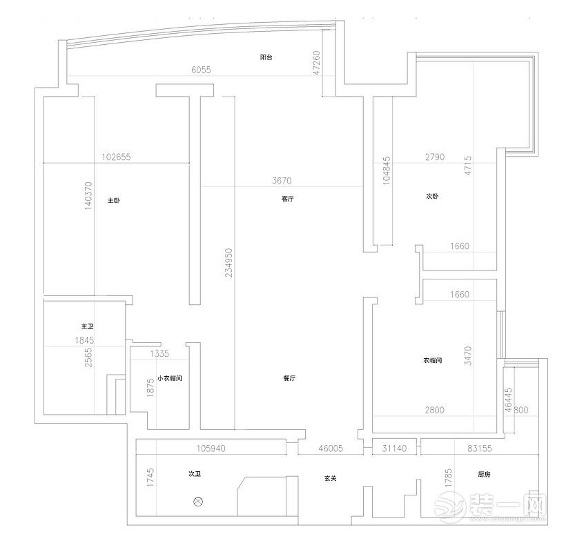 134平现代风格三居室装修案例