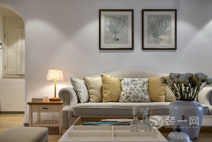 客厅沙发背景墙 140平米装修效果图 唯美装修效果图