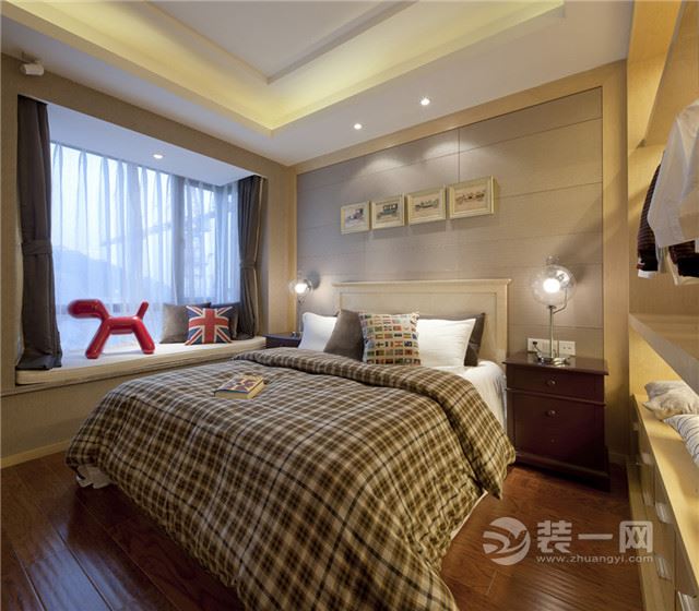 沧州天成名著三室两厅140平米现代简约装修案例效果