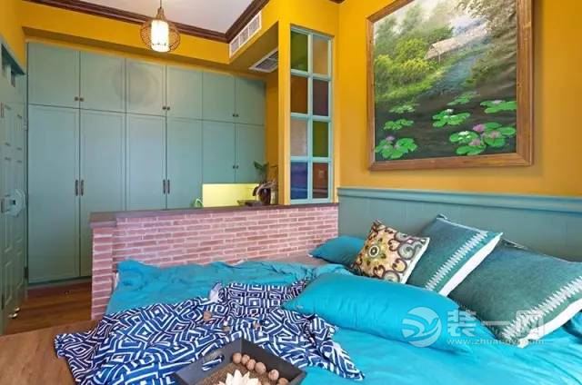 45平米东南亚风格一居室装修效果图