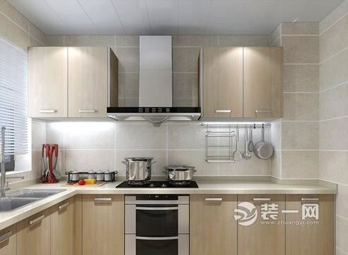 长沙保利西海岸93平两居装修现代简约厨房装修效果图